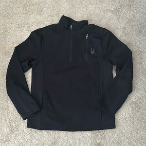 Men’s Spyder Quarter Zip Jacket Sz Medium